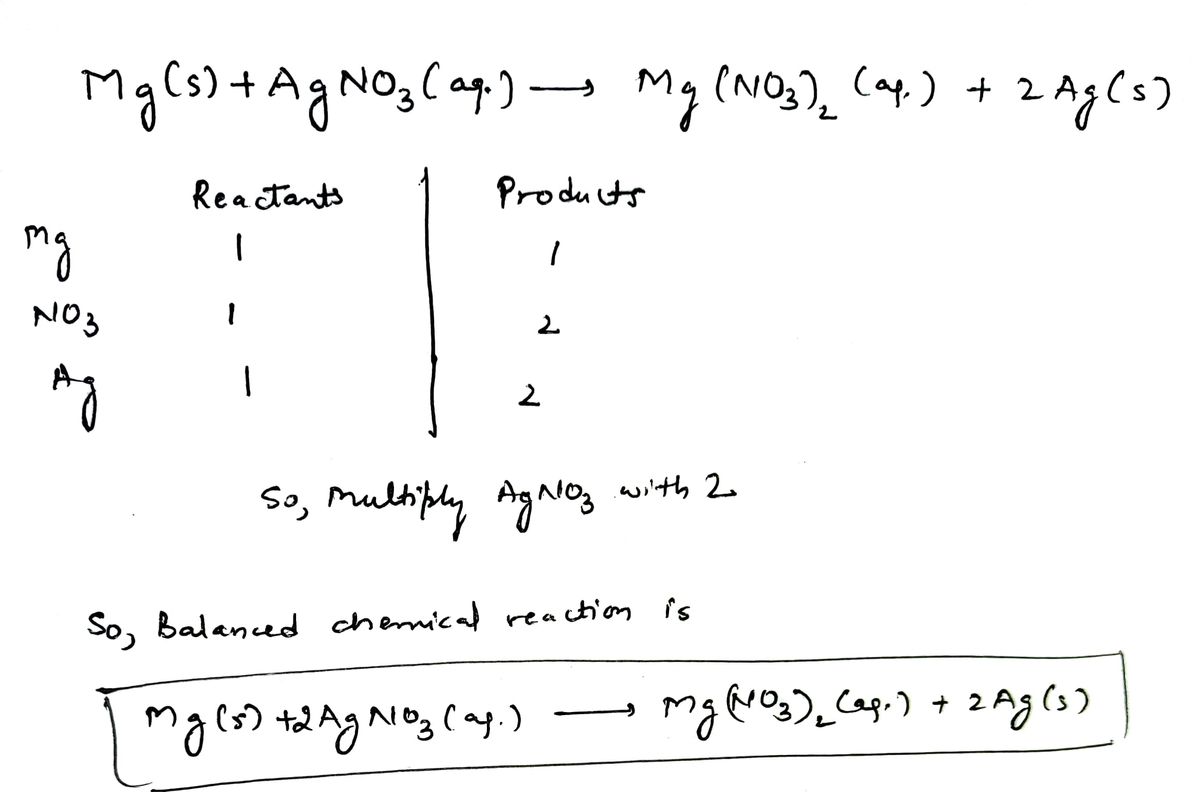 Chemistry homework question answer, step 1, image 1